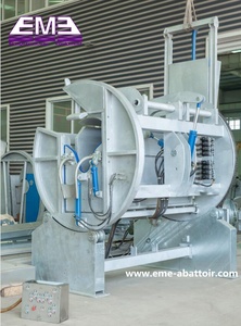 Conception de production en usine Équipement d'abattoir de bétail halal Boîte de mise à mort rotative rituelle pour machine d'abattoir de vaches - Product Image 3