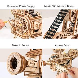 Robotime <span class=keywords><strong>Rokr</strong></span> <span class=keywords><strong>Bois</strong></span> Artisanat LK601 Éducatif Miniature Vitascope Modèle Jouet <span class=keywords><strong>3D</strong></span> Puzzles En <span class=keywords><strong>Bois</strong></span> Pour Adultes - Product Image 3