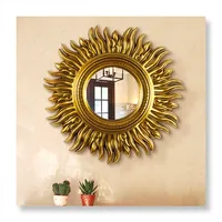 Sun Shaped Wall Mirror for Home Decoration