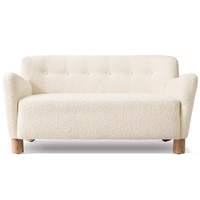 Canapé de luxe multi-usages pour salon, ensemble de meubles, fauteuil capitonné avec dossier en éponge et coussin en tissu
