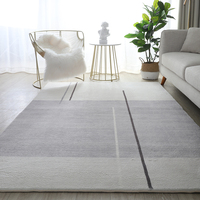Tapis de luxe nordique simple, tapis de chevet, tapis silencieux pour salon, tapis de table basse, tapis de maison