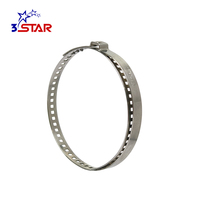 Collier de serrage réglable en acier inoxydable pour câble de frein à disque, type CV, pour automobile