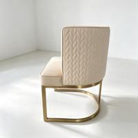 Ensemble de mobilier personnalisé pour salon de manucure : Fauteuil de manucure blanc crème et tabouret de technicien avec logo pour usine de salons