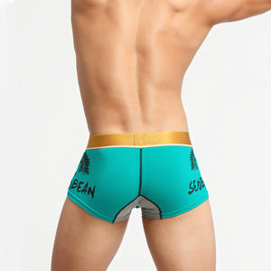 <span class=keywords><strong>Seobean</strong></span> Pantalon quatre angles taille basse pour hommes génération de cheveux string en maille Boxer respirant sous-vêtements en gros pour le commerce extérieur - Product Image 2
