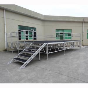 Scène modulaire de mariage en aluminium pour petit événement réglable en hauteur - Product Image 3