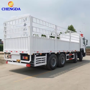 Camion de fret lourd 40 tonnes 50 tonnes Sinotruck Howo d'<span class=keywords><strong>occasion</strong></span> 8x4 à 12 roues avec clôture - Product Image 3