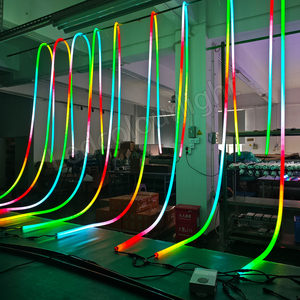 Tube néon LED multicolore D25 DMX, néon flexible RGB, décoration pour boîte de nuit et mariage - Product Image 3