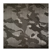 Tissu en Fiber de camouflage noir 3k carbone Camouflage Carton boîte Jacquards tissus tissés Auto voiture tissu en Fiber de carbone rouleau tissu d'avion