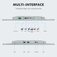 Moniteur tactile de 23,8 pouces avec écran en verre anti-explosion de classe 7 et fréquence de rafraîchissement de 60 Hz, système d'exploitation Android 14, processeur RK3576