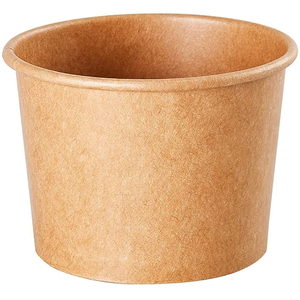 Bol et assiettes peu profonds en <span class=keywords><strong>carton</strong></span> <span class=keywords><strong>kraft</strong></span> biodégradable de qualité alimentaire jetables pour salades à emporter - Product Image 3