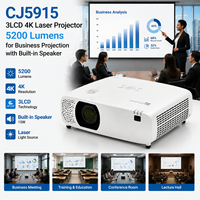 Projecteur laser 4K 3LCD CJ5915 5200 lumens pour projection professionnelle avec filtre HEPA ESD