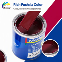 Usine en gros réparation automobile liquide couche de finition couleur Fuchsia restauration de peinture de voiture bonne couche de base 2k prix de la peinture de voiture