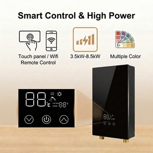 Calentador de Agua Instantáneo sin Tanque de 5.5kW a 8.5kW con Potencia Ajustable, Calentamiento Rápido, Ahorro de Energía, Unidad Compacta y Segura para Ducha - Product Image 4