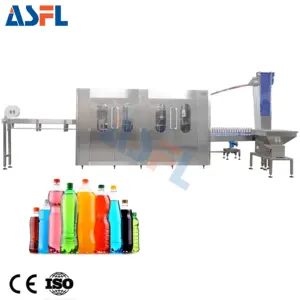 Hot Sale Small Bottle Water 200ML Carbonated Drinks Filling Line Production Soft Drink Bottling Machine