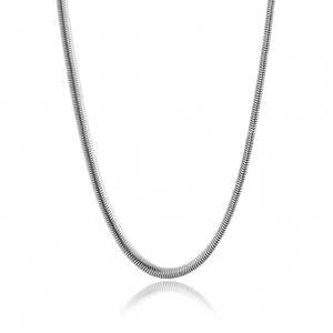Collier chaîne serpent Amy Amy en argent 925, style classique pour femme, à porter au quotidien - Product Image 4