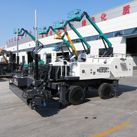 Machine de nivellement de sol 3D à laser pour béton de haute précision Jiubang, épaisseur 100-450 mm, moteur haute efficacité 35,5 kW 220 V
