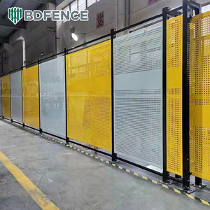 Recinzione <span class=keywords><strong>per</strong></span> Officina Industriale, Isolamento con Lamiera Forata Trattata Termicamente, <span class=keywords><strong>Recinzioni</strong></span> Mobili in Metallo Perforato - Product Image 4