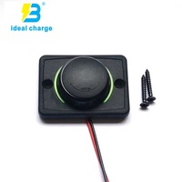 Prise de chargeur USB 12V 24V à montage plat, port unique 2.4A, pour camping-car, autocar, prise d'alimentation, chargeur USB de voiture pour téléphone portable