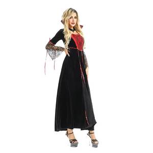 Disfraz de Bruja Gótica Oscura para Adultos de Halloween, Vestido Largo, Atuendo de Reina de Club Nocturno para Fiesta - Product Image 5