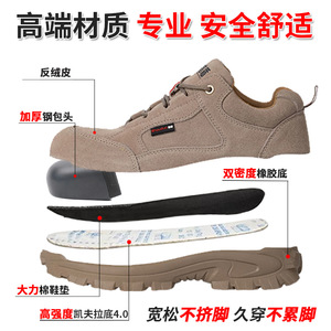 Zapatos de Seguridad Antiestáticos con Puntera de Acero, Zapatos de Trabajo para Hombre, Resistentes al Desgaste, Antideslizantes, Resistentes a Altas Temperaturas, para la Industria de Soldadura - Product Image 2