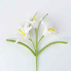Tay-Móc hành tây sen nhân tạo trang trí nhà nhân tạo len hoa Bó hoa collocation - Product Image 1