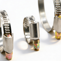 Colliers de serrage pour tuyaux en plastique de haute qualité, réglables, robustes, à boucle, pour fixation de tuyaux d'incendie et d'eau, type « German Throat »