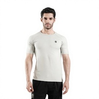 T-shirts pour hommes 100% coton, vente en gros, t-shirts unis, manches courtes, col rond, coupe classique, impression personnalisée, vêtements décontractés, fournisseur