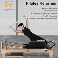 Hochwertiges Studio Verwenden Sie klassische Body Shaping Langlebige Holz Reformer Bett Pilates Reformer Maschine für Pilates & Yoga Studio