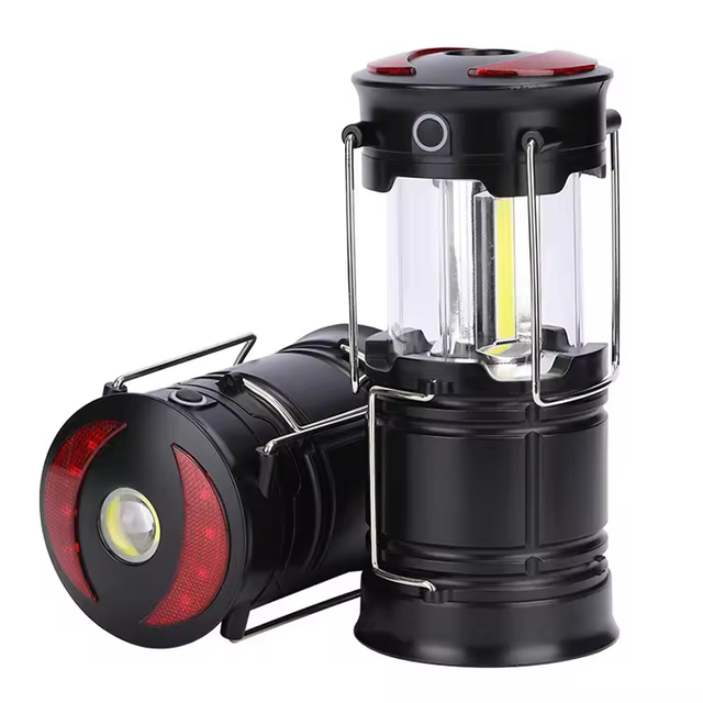 New Type Portable Outdoor Waterproof Yellow LED Lamp-Super Bright Rechargeable Battery Camping Tent Flashlight Emergency Light