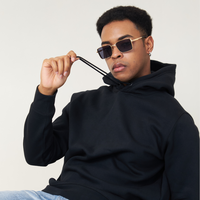 Sudadera con Capucha de Felpa Francesa 100% Algodón de Peso Pesado, 380 GSM, Estilo Urbano Premium, Bordado 3D, Logotipo Personalizado, Ecológica