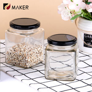 Bocaux en verre personnalisés pour sauces au miel aux fruits secs, beurre de cacahuète, sauce chili aux noix, avec couvercles à vis pour le stockage des aliments dans la cuisine - Product Image 5