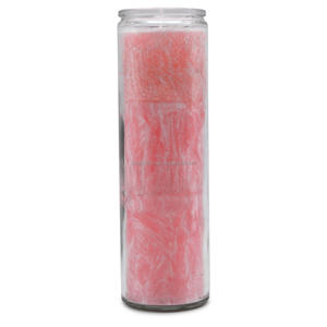 Venta al por mayor 7 días de oración fiesta conmemorativa religiosa vela de cristal tarro boca ancha verde 10oz 3D molde religioso velers vela tarro - Product Image 4