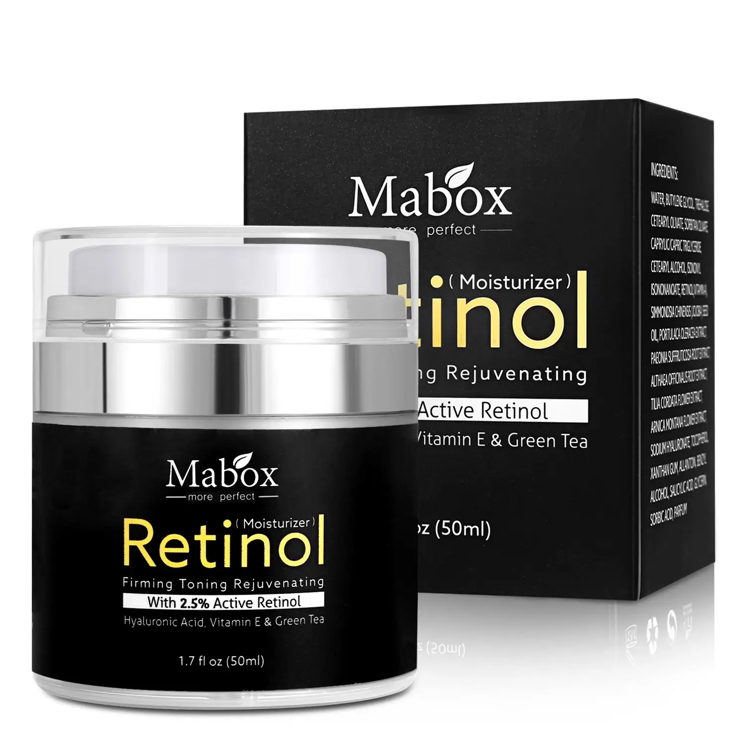 Mabox 2.5% Anti Aging Firming Wrinkle Whitening Moisturizer Vitamin E Face Cream