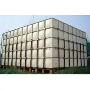 Cheap Price Sectional Assembled Reinforced FRP GRP Rain Water Reservoir 10000 20000 15000 Fire Water Tank Insulation