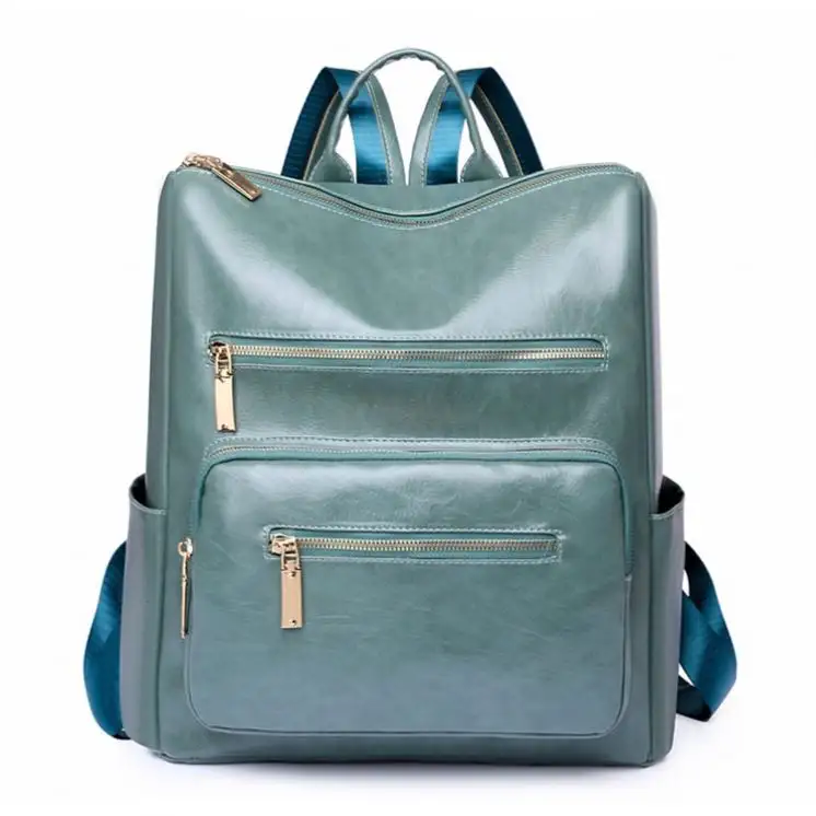 Women's Fashion Backpack Straps Tool PU Leather Travel Bag Cute Purses Multipurpose Design Handbags 2023 and Shoulder Bag Woman