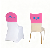 Housses de chaise personnalisées avec logo, design coloré Moseb d'Éthiopie pour les fêtes
