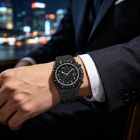 Montre Homme Personnalisée Iced Out, Cadran Entièrement Pavé de Cristaux Verts, Style Hip Hop Bling, Mouvement Quartz, Chiffres Arabes, Bracelet Métallique, Reloj Masculin