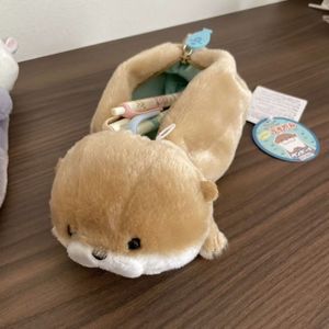 Nuovo astuccio in peluche per lontra di mare con animali di pezza regalo per bambini elegante <span class=keywords><strong>e</strong></span> spazioso - Product Image 5