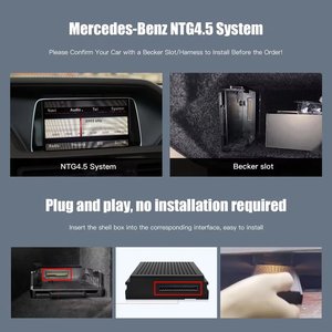 Carplay Inalámbrico para Mercedes Benz NTG 4.5 Sprinter Becker Interface CLS GLA SLK W246 W176 W212 W204 - Product Image 4