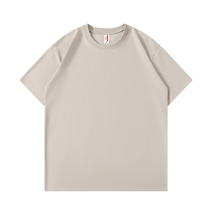 T-shirt surdimensionné pour hommes avec logo brodé personnalisé 230g 100% coton tricot épais grande taille lavage plus été pour les adolescents - Product Image 2