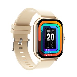 Montre connectée d'entrée de gamme pour étudiants avec 7 jours d'autonomie et alertes de messages, fonction calendrier et bracelet en caoutchouc - Product Image 1