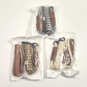 Nouvelle laisse pour chien 2025 avec poignée en cuir, robuste, pour animaux de taille moyenne à grande, hautement réfléchissante, durable pour la promenade, 1,5 m - Product Image 6