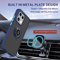 Coque de téléphone antichoc avec béquille et support magnétique en métal, étui hybride magnétique pour OPPO Reno 16 5G et Reno 16 Pro 5G