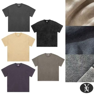 ผู้ผลิต OEM เสื้อยืดโอเวอร์ไซส์ผ้าฝ้าย 100% 180GSM แบบสั่งทำ |   เสื้อยืดวินเทจแบบเรียบสำหรับแบรนด์ส่วนตัว - Product Image 3