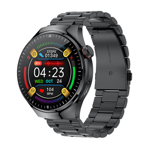 <span class=keywords><strong>Smartwatch</strong></span> TK26 <span class=keywords><strong>con</strong></span> Schermo AMOLED, Cinturini <span class=keywords><strong>in</strong></span> <span class=keywords><strong>Acciaio</strong></span> Inossidabile, Impermeabile IP68, Monitoraggio della Salute per Android e iOS - Product Image 4