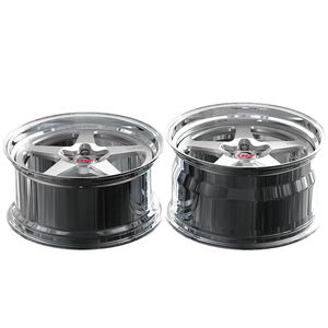 2 llantas forjadas 5x112 5x114,3 plato profundo 15-26 pulgadas ruedas de aluminio forjado para coche para deporte BMW <span class=keywords><strong>Land</strong></span> <span class=keywords><strong>Rover</strong></span> Porsche Ferrari Jaguar - Product Image 3