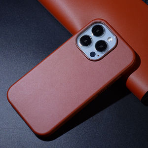 Antideslizante Original Nappa a prueba de golpes impermeable PU Funda de teléfono de cuero artificial para iPhone 14 15 Pro Max - Product Image 3