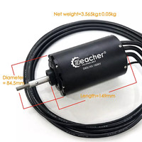 Moteur brushless sans capteur Reacher 72kv 95kv 143kv 160kv 200kv 240kv 85165 pour planche de surf, foil, bateau, jetski, foil