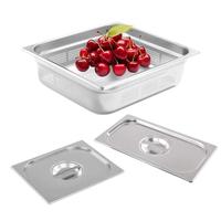 SUNMAX Hôtel Buffet Diverses Tailles En Acier Inoxydable Gn Alimentaire Pan Commercial Restaurant École Cantine Conteneur Alimentaire Service Pan