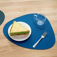 Napperons en cuir lavables, tapis de table résistants aux taches, sous-plats pour bols